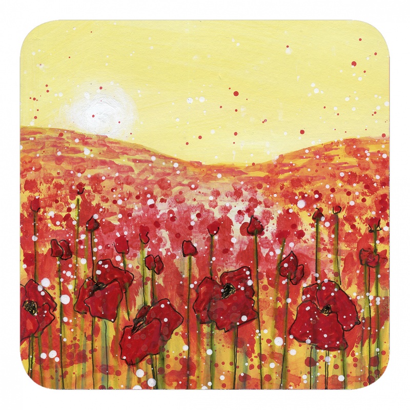 Poppies in the Sunshine -  Magnet