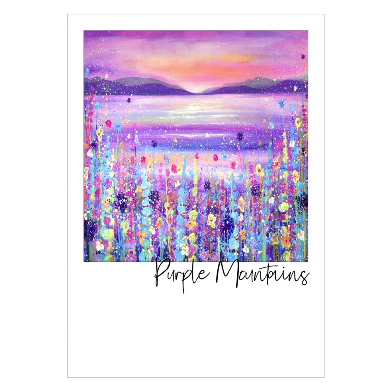 Purple Mountains Postcard