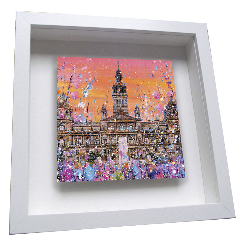 George Square  - Framed Tile