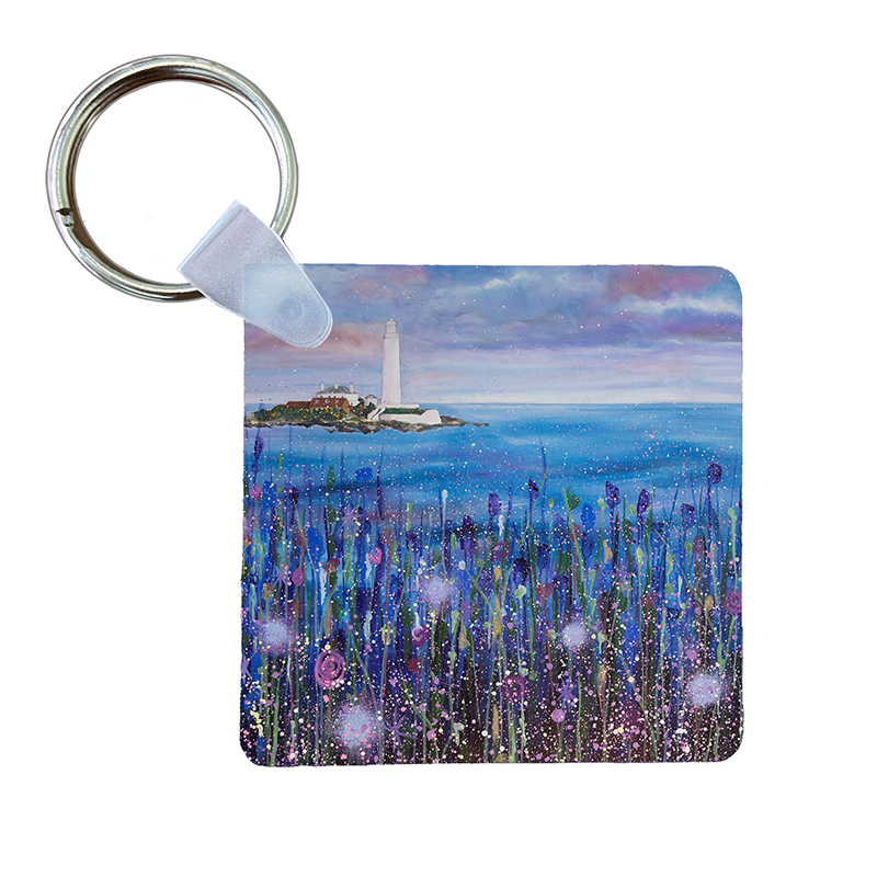 St Marys Lighthouse, Blue- Keyring