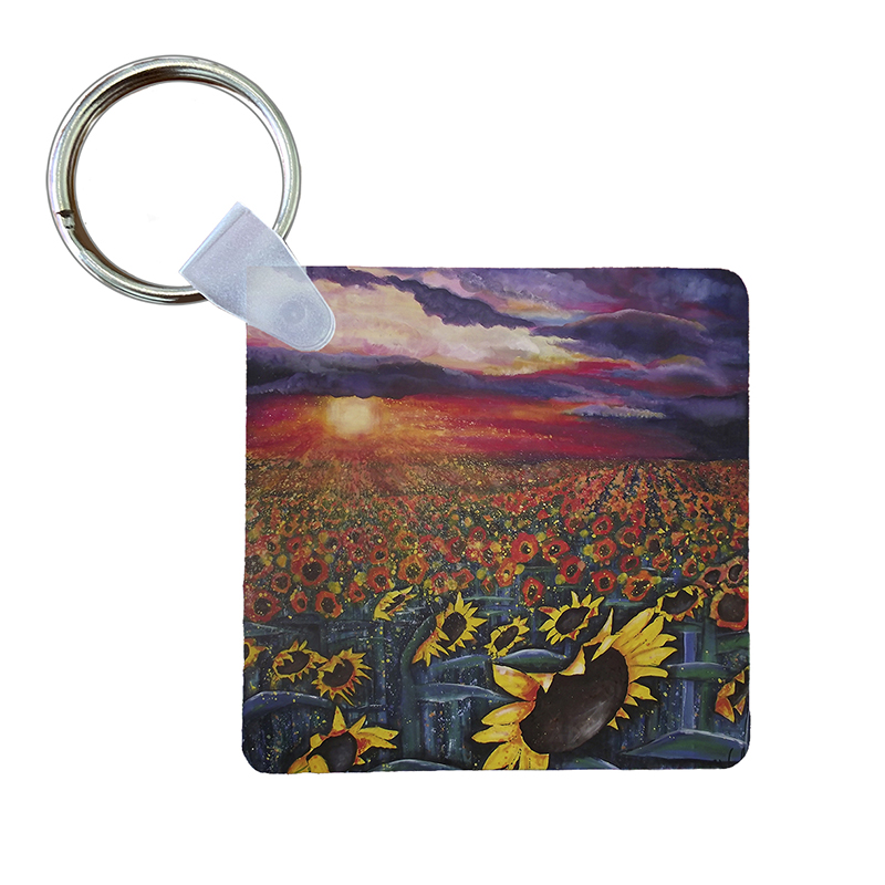 Sun on the Sunflowers  - Keyring