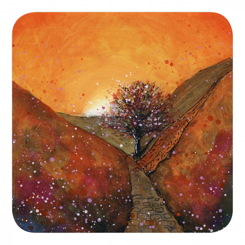 Sycamore Gap Autumn Coaster