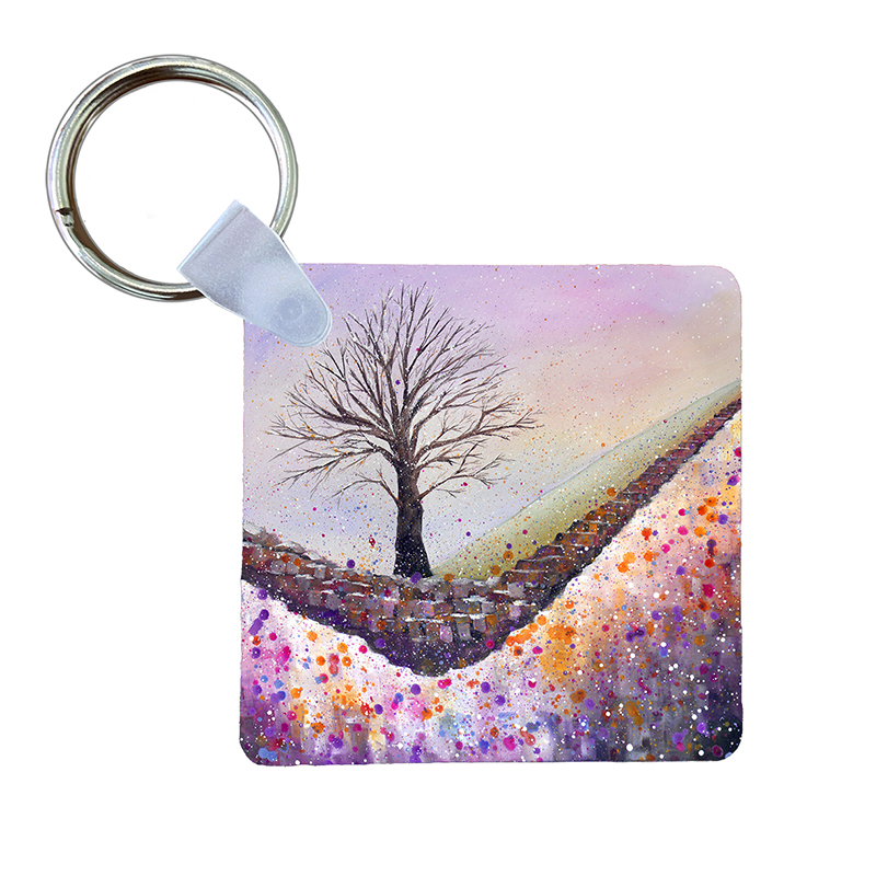 Sycamore Gap - Snow -  Keyring