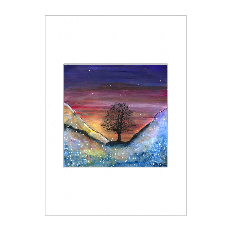 Sycamore Gap Mini Print A4