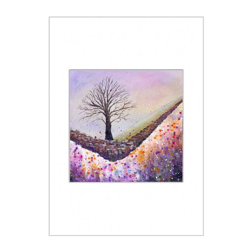 Sycamore Gap Snow Mini Print A4[1]