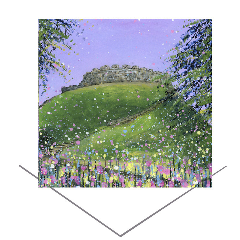 Totnes Castle, Devon - Greeting Card