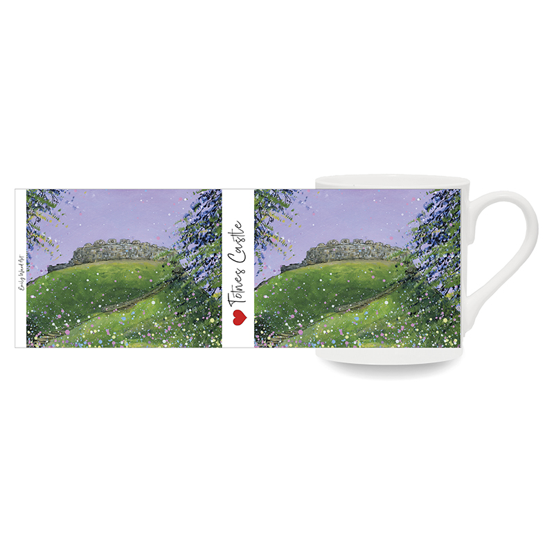 Totnes Castle -  Bone China Cups