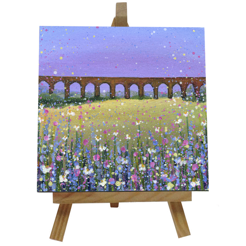 Twyford Viaduct Tile  with Easel