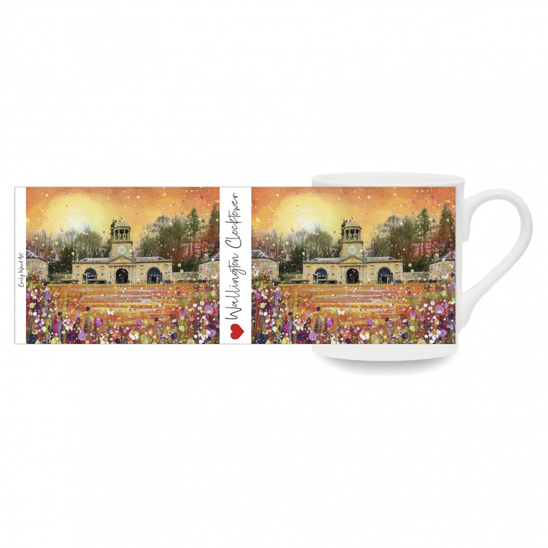 Wallington Clocktower -  Bone China Cup