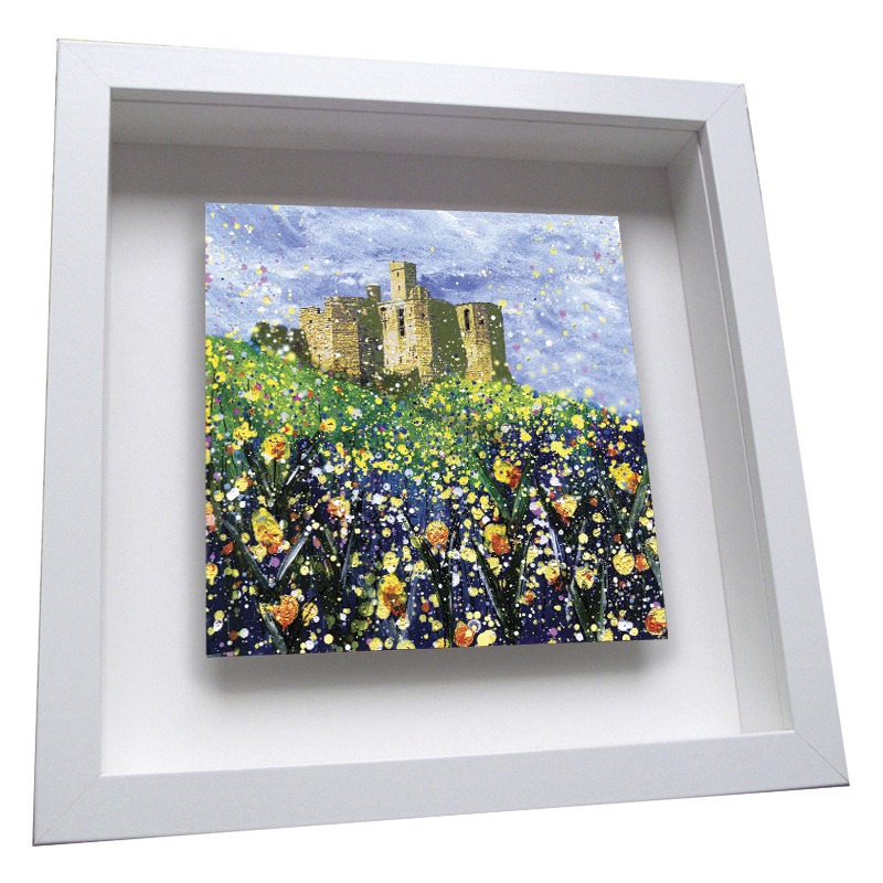Warkworth Castle - Framed Tile