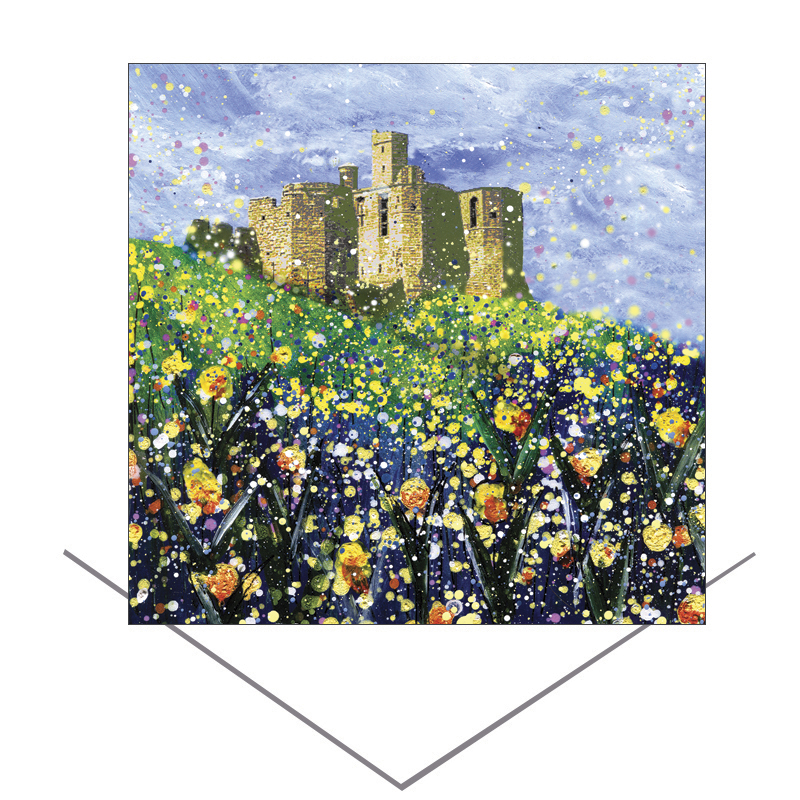 Warkworth Castle Greetings Card