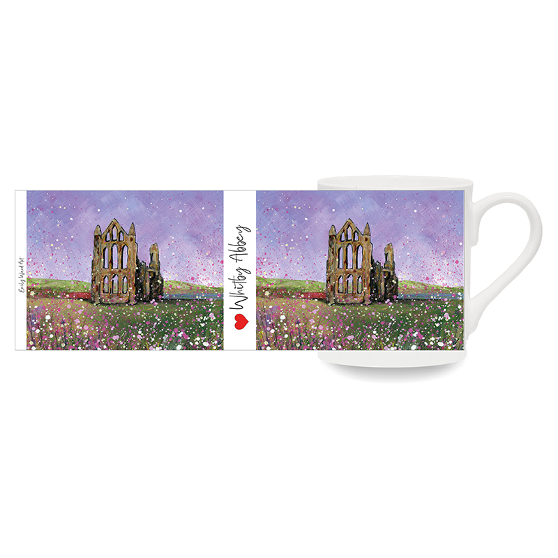 Whitby Abbey -  Bone China Cups