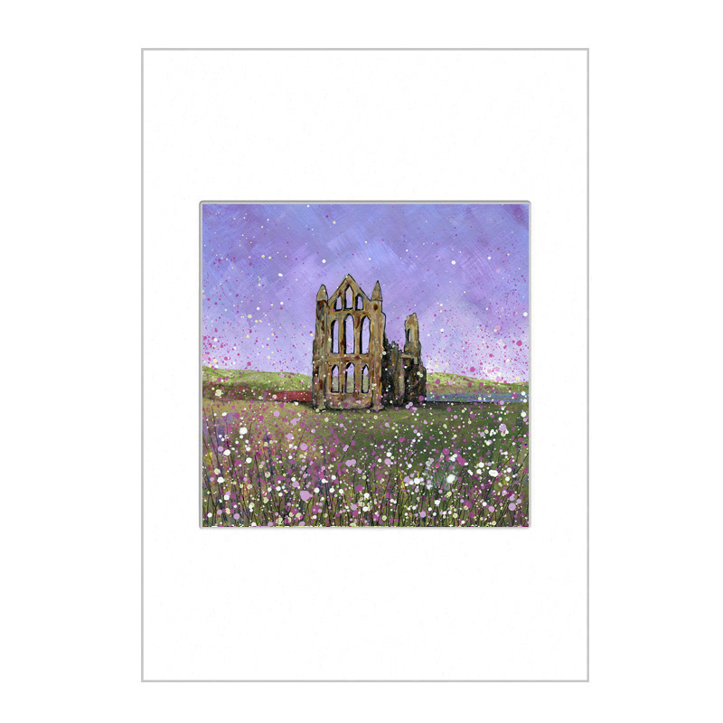 Whitby Abbey Mini Print A4