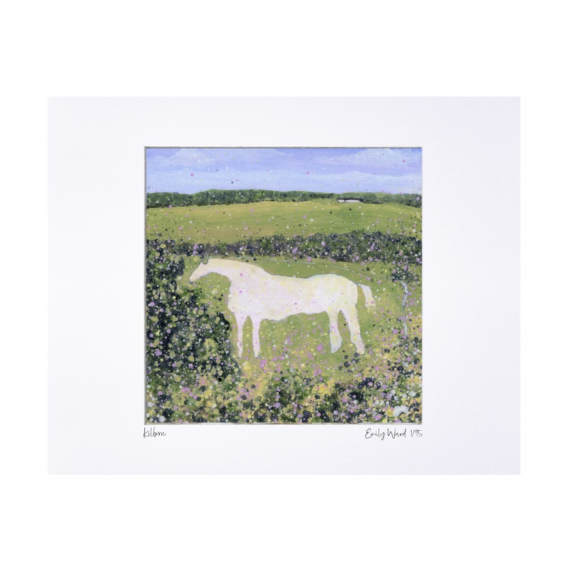 White Horse, Thirsk Limited Edition Print with Mount