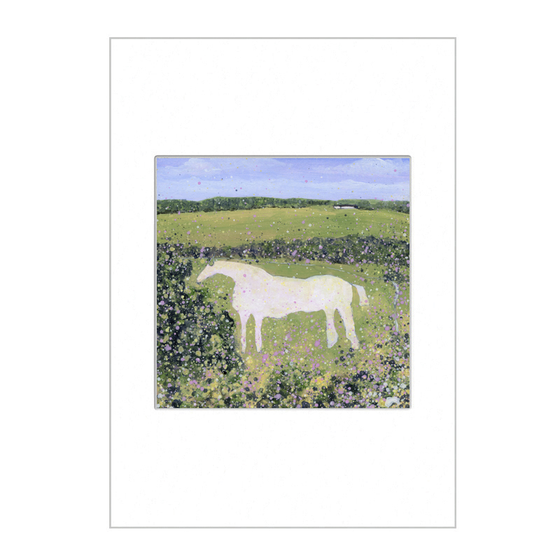 White Horse, Thirsk Mini Print A4