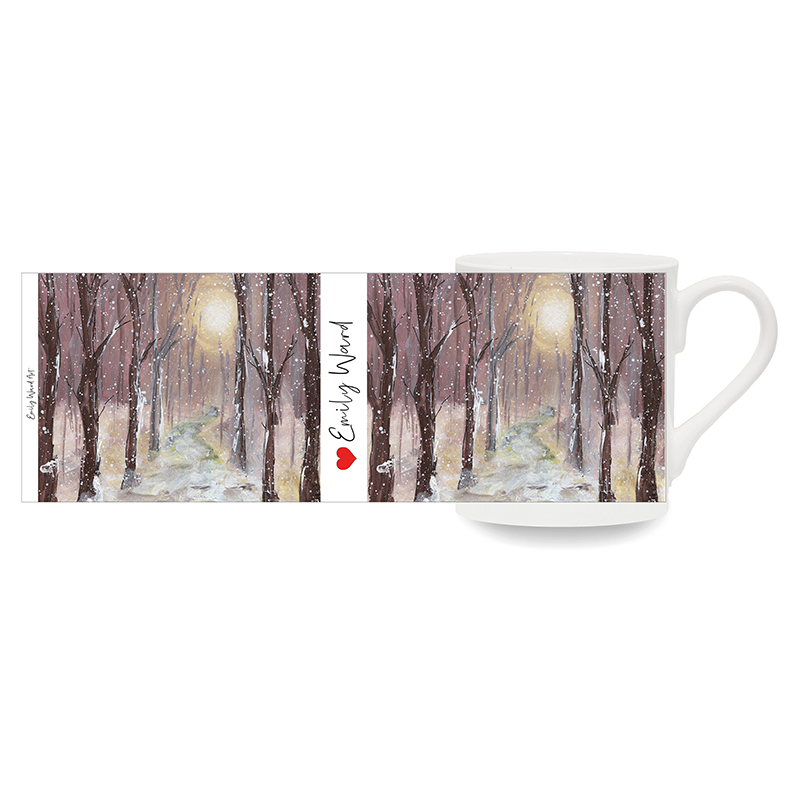 Winter Wonderland  -  Bone China Cups