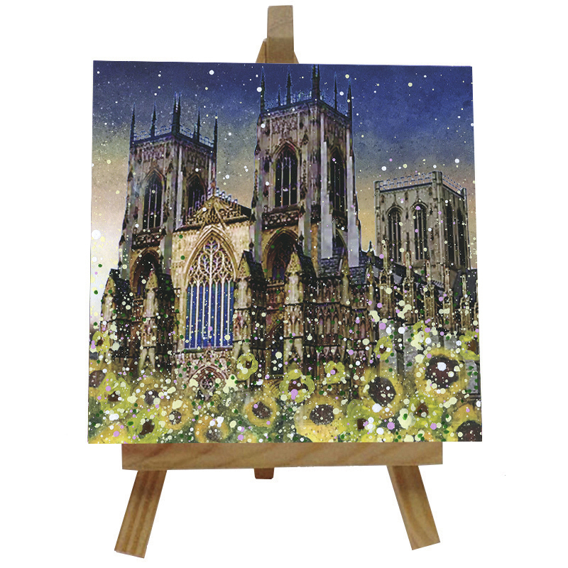 York Minster Tile  with Easel