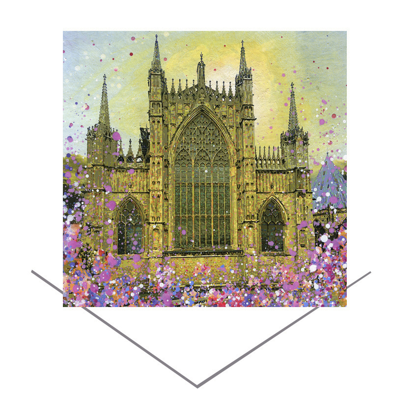 East Window, York Minster Greetings Card
