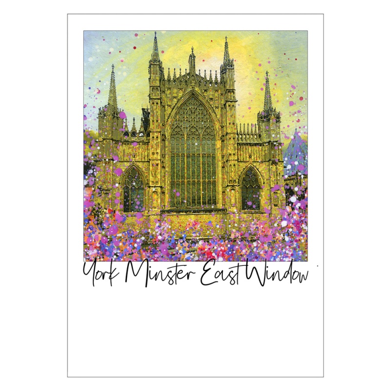 East Window, York Minster Postcard