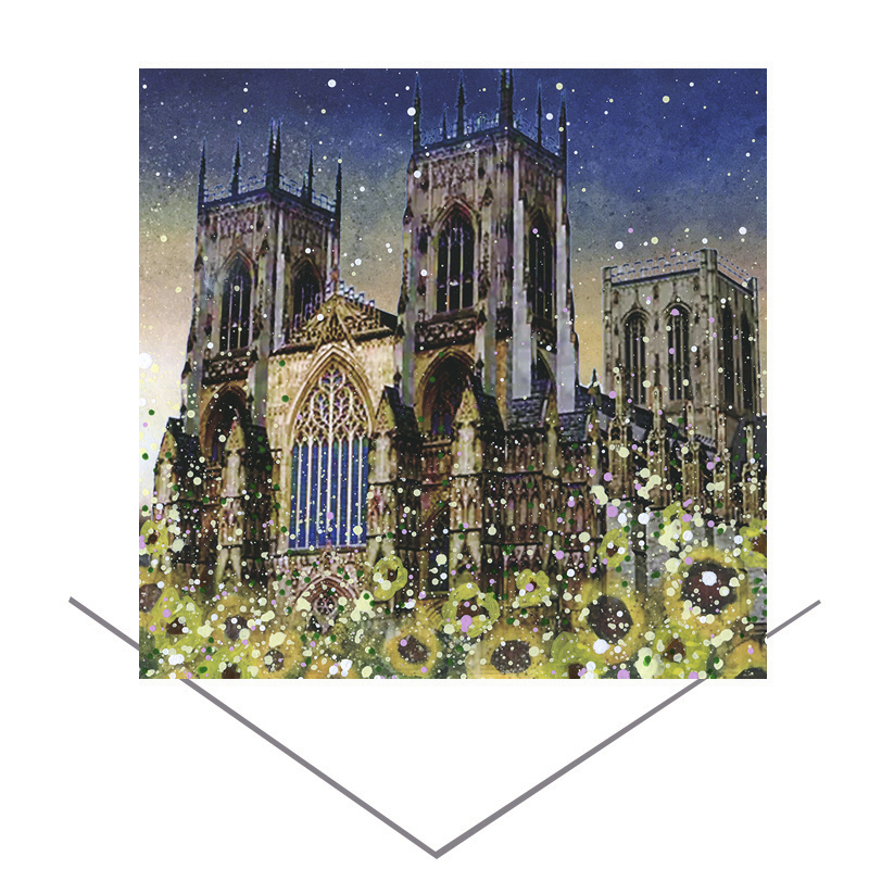 York Minster Greetings Card