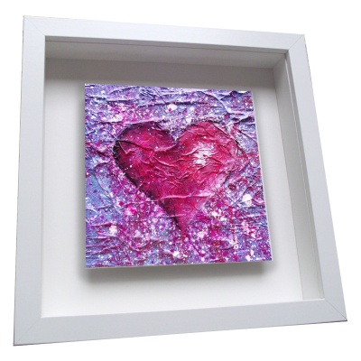 Love Purple - Framed Tile