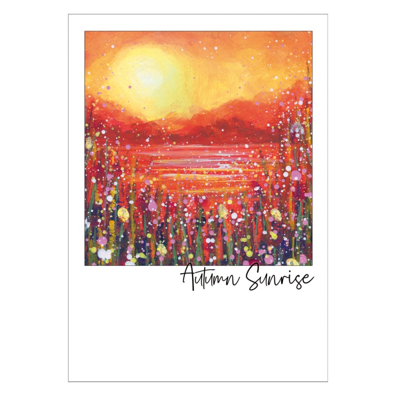 Autumn Sunrise Postcard