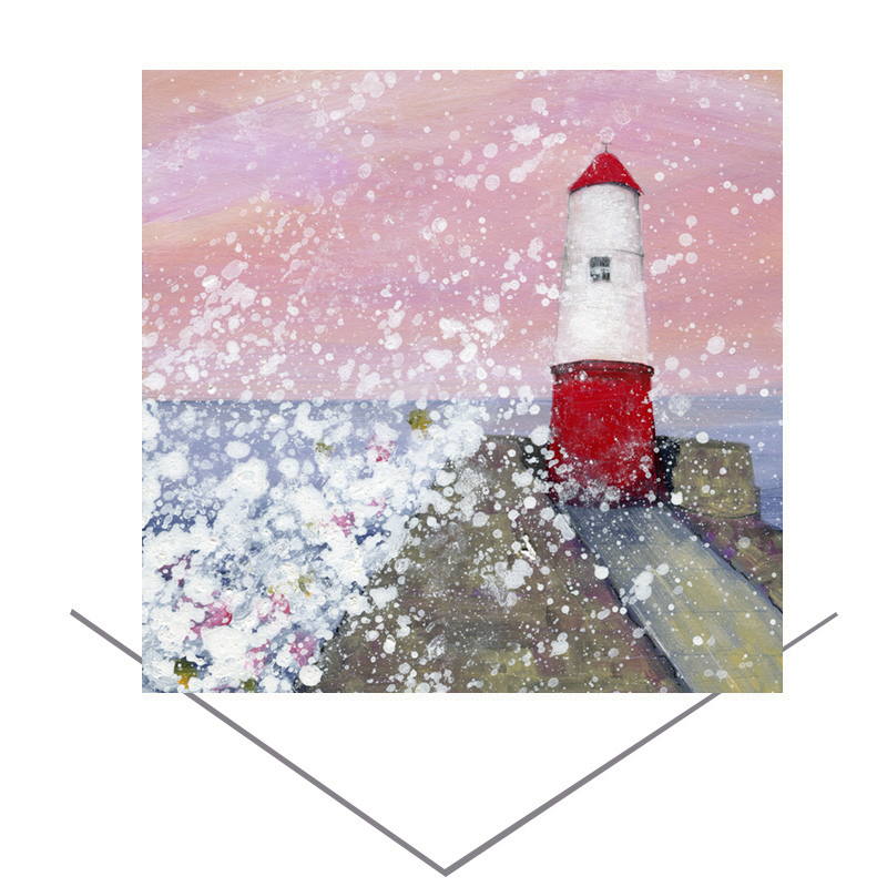 Berwick Lighthouse Greetings Card