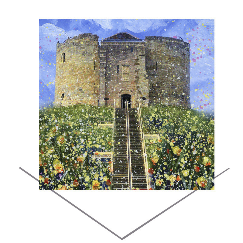 Clifford's Tower Greetings Card