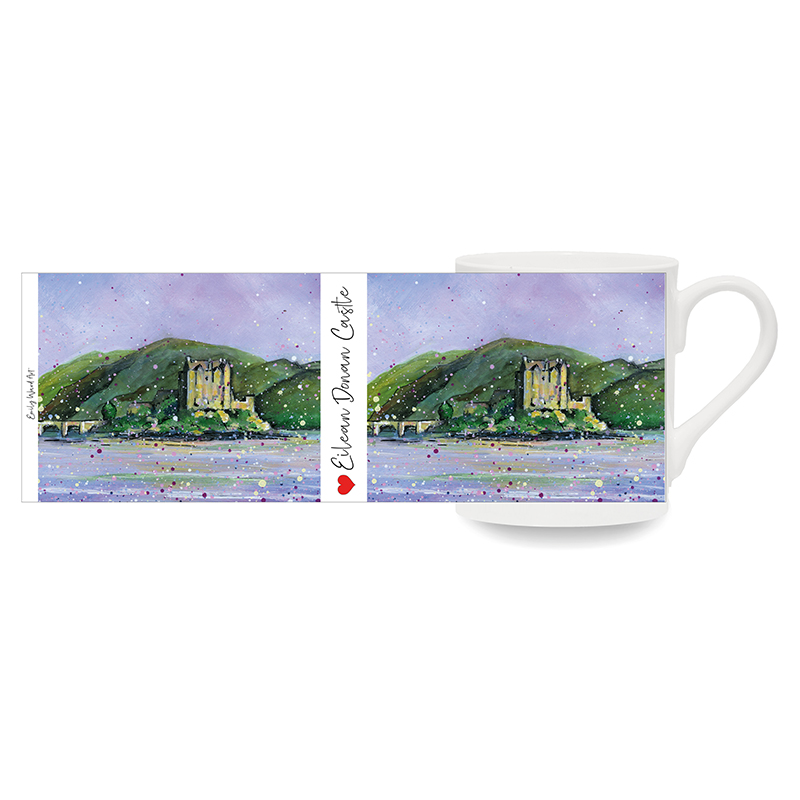 Eilean Donan Castle  -  Bone China Cups