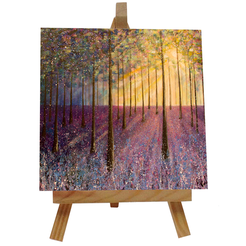 Bluebell Woods Tile with Easel
