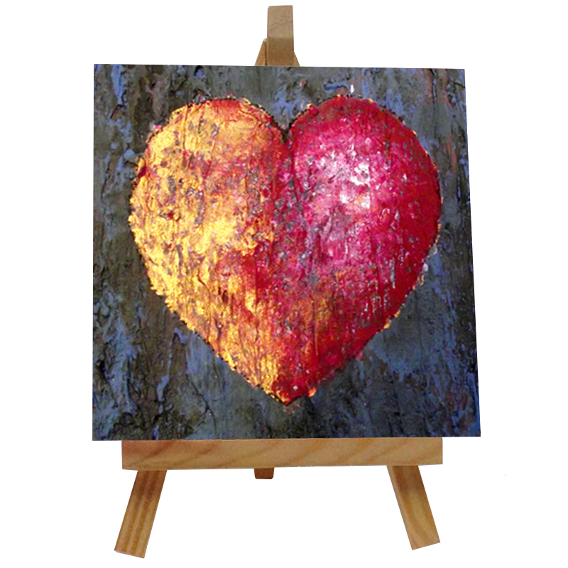 Love Tile with Easel