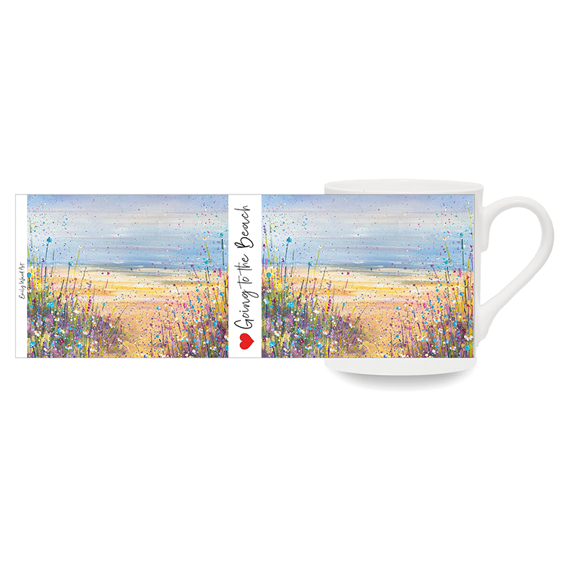 Going to the Beach -  Bone China Cups
