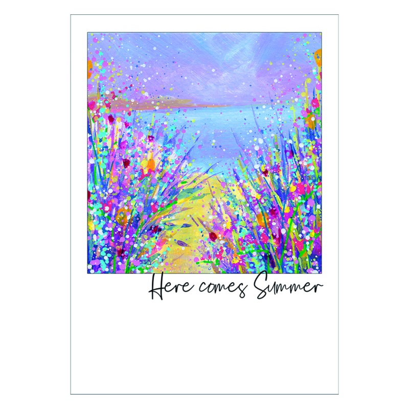 Here Comes Summer Postcard