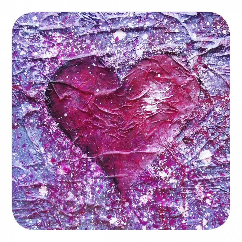 Love Purple Magnet