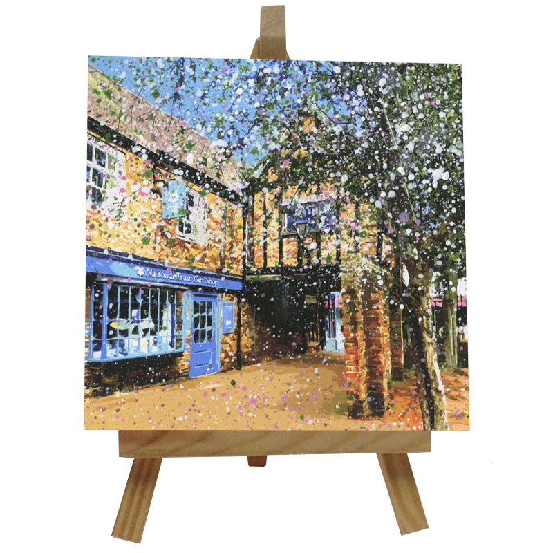 National Trust York Shop Tile  with Easel