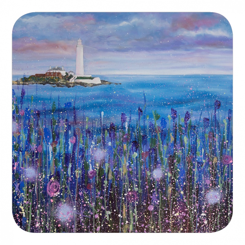 St Marys Lighthouse Blue Magnet