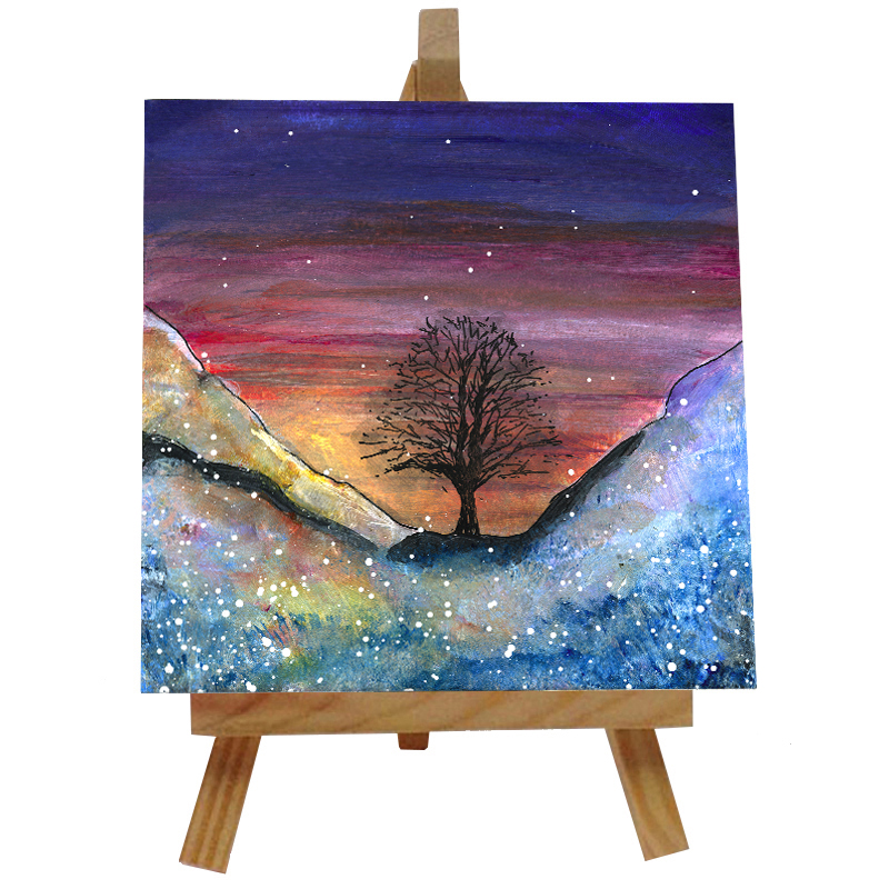 Sycamore Gap Tile with Easel