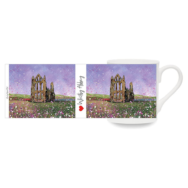 Whitby Abbey -  Bone China Cups