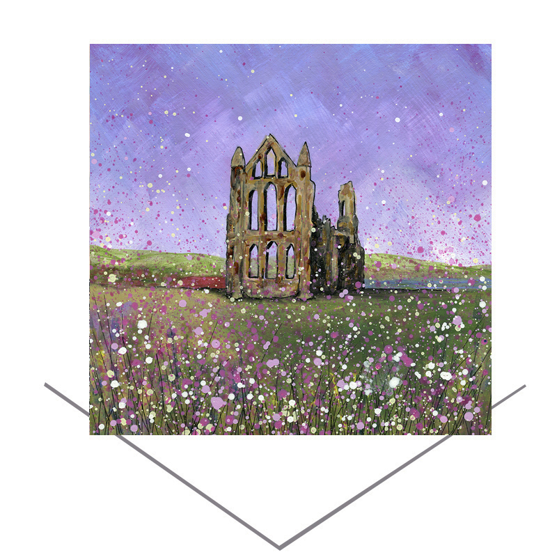 Whitby Abbey Greetings Card