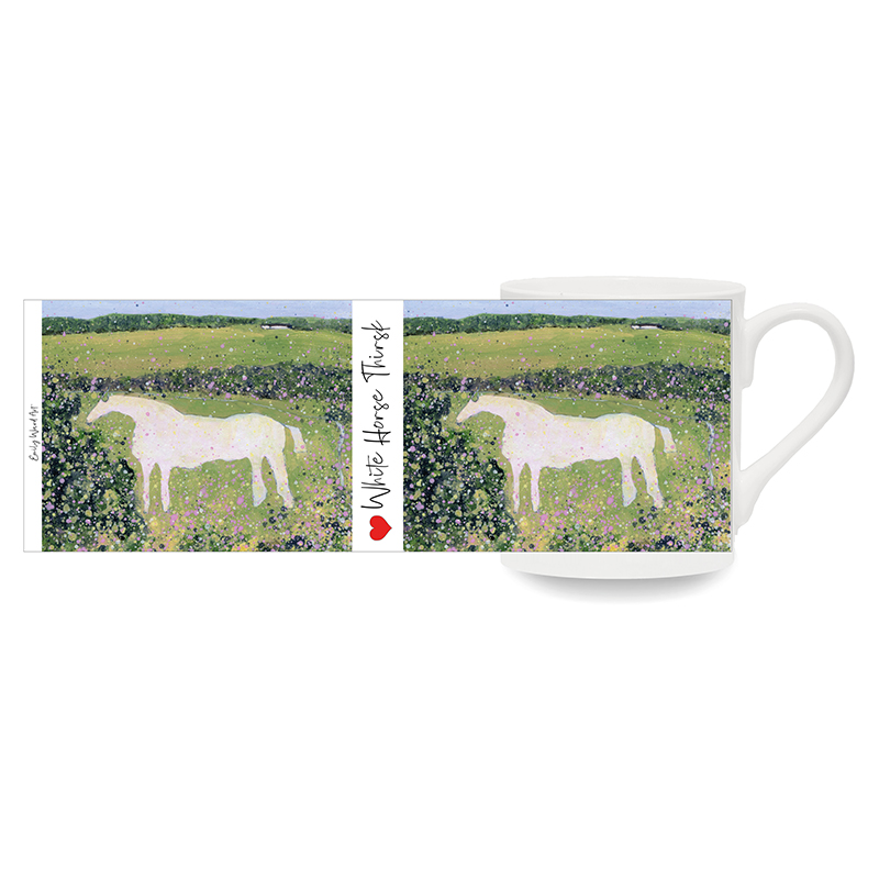 White Horse, Kilburn -  Bone China Cups