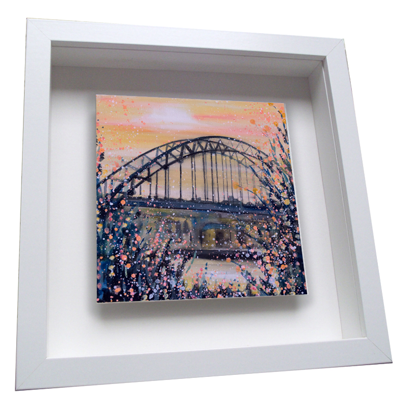 Tyne Bridge - Framed Tile