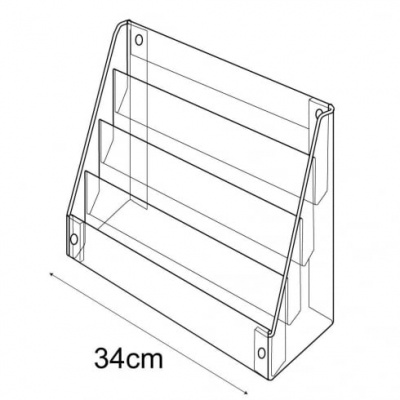 Postcard / Magnets display stand - counter top / wall